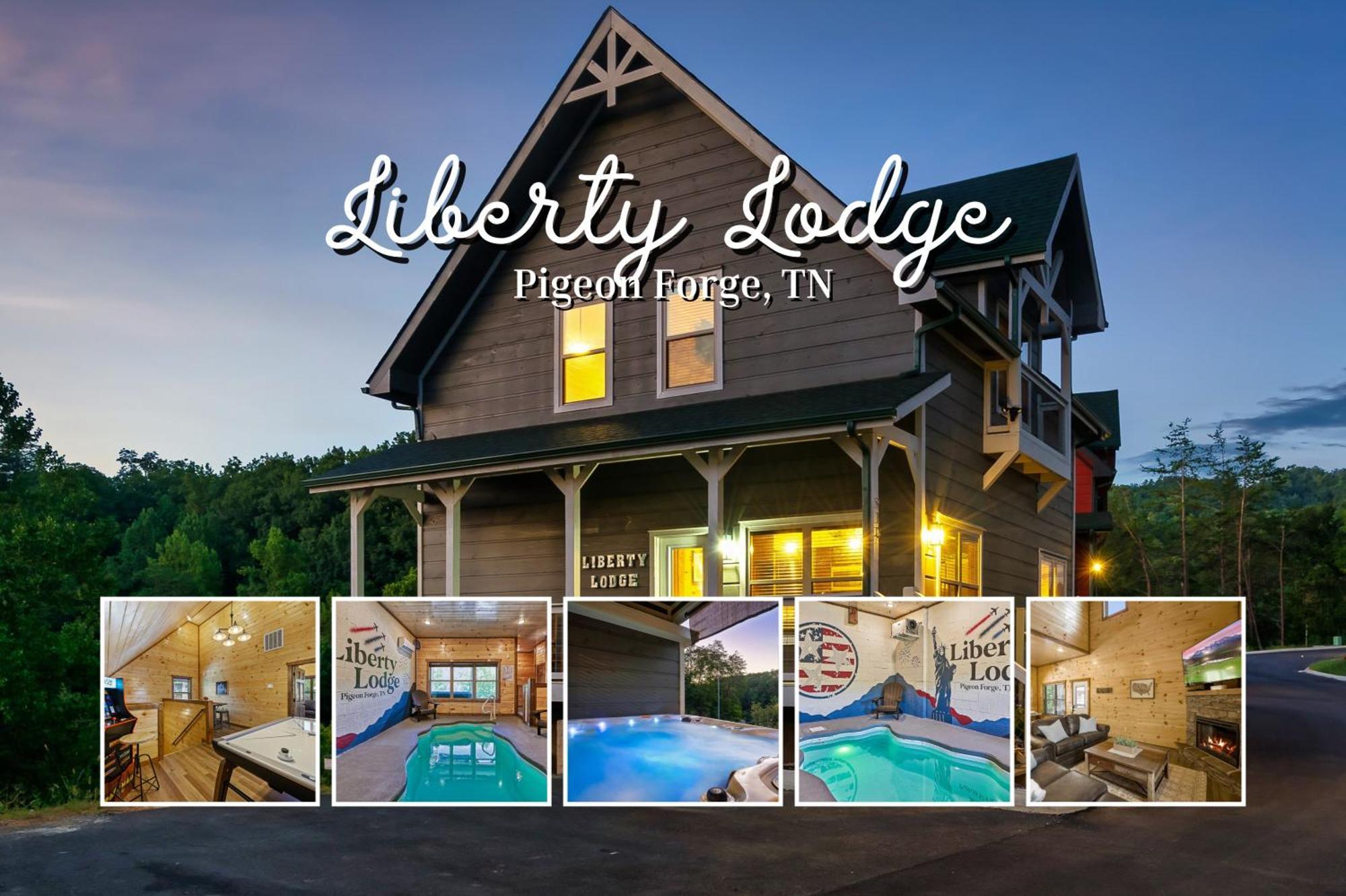 Liberty Lodge - Family Getaway With Pool, Hot Tub, Arcade & Dogs Pigeon Forge Exterior foto